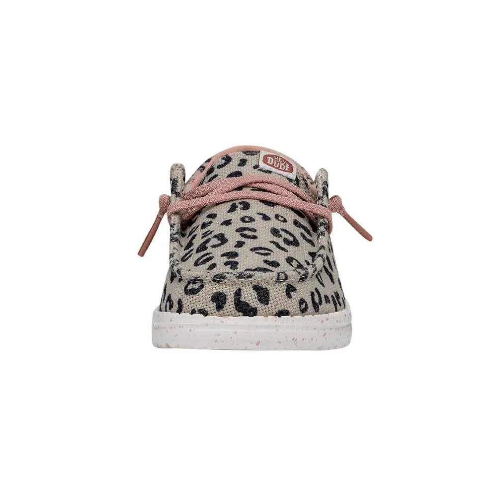 Hey Dude Kid's Wendy Funk Leo - Cream/Pink - Image 2