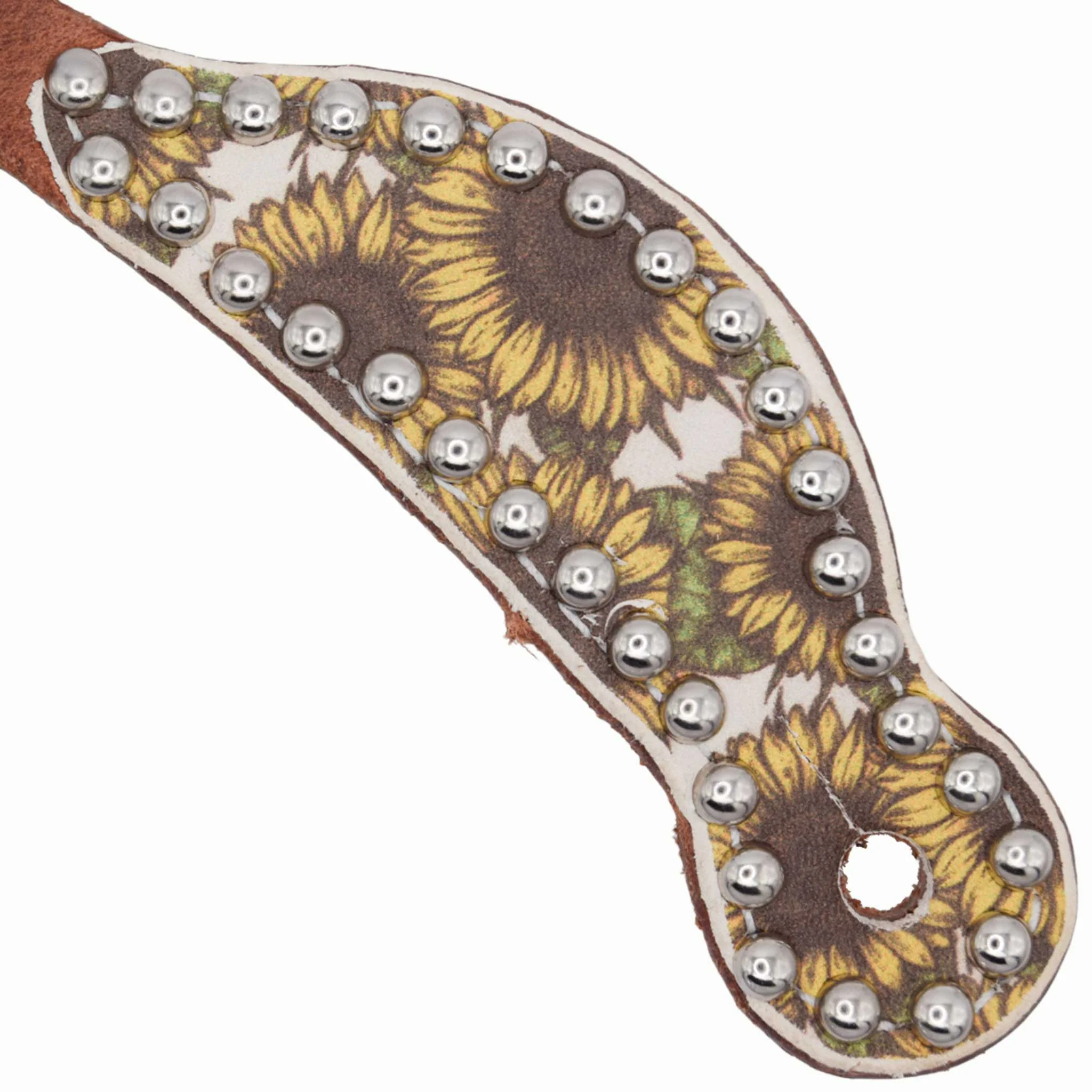 Teskey's Youth Sunflower Spur Straps w/Dots - Image 3