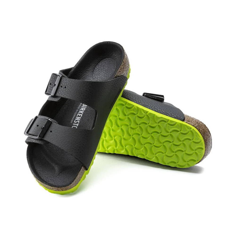 Birkenstock Kids Arizona Desert Soil Black Lime - FINAL SALE - Image 2