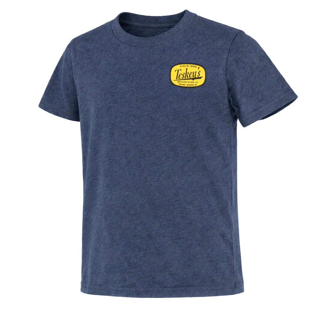 Teskey's Youth Brazos River Tee - Midnight Navy - Image 2