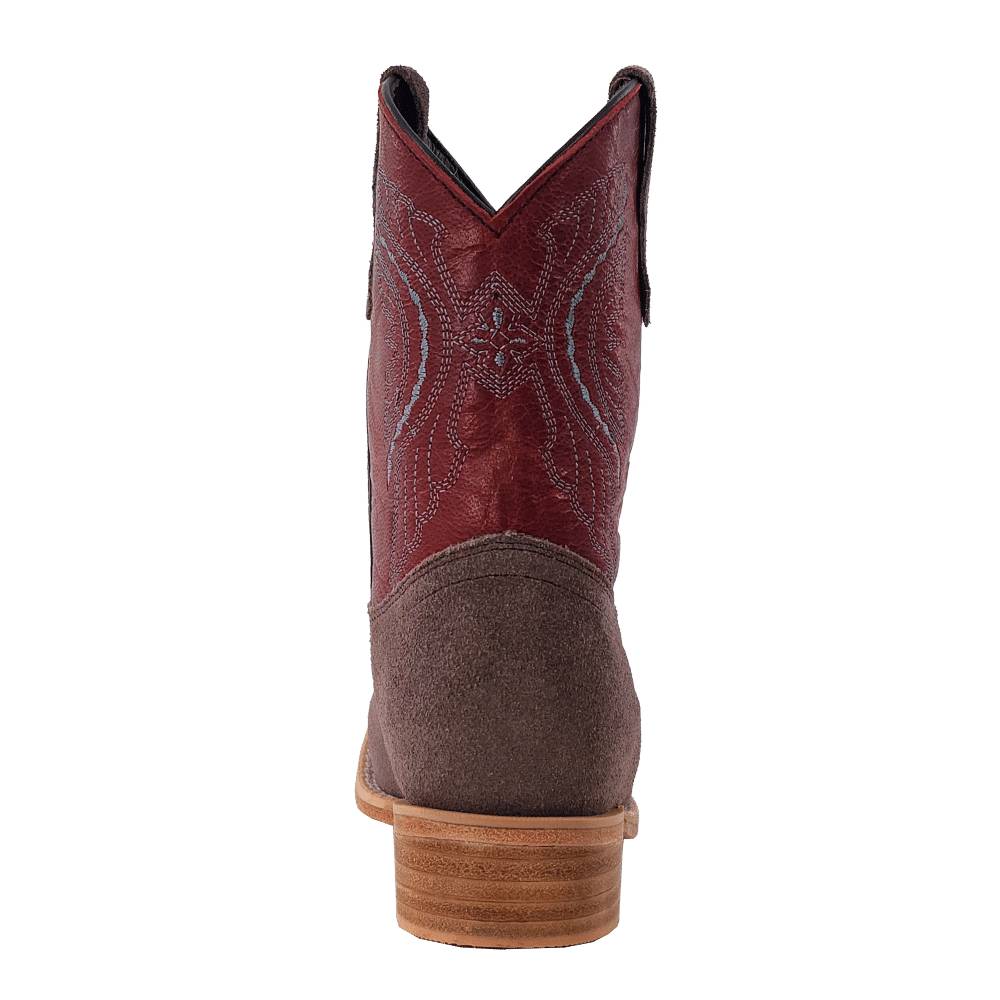 R. Watson Youth Charcoal Roughout Square Toe Boot - Image 2