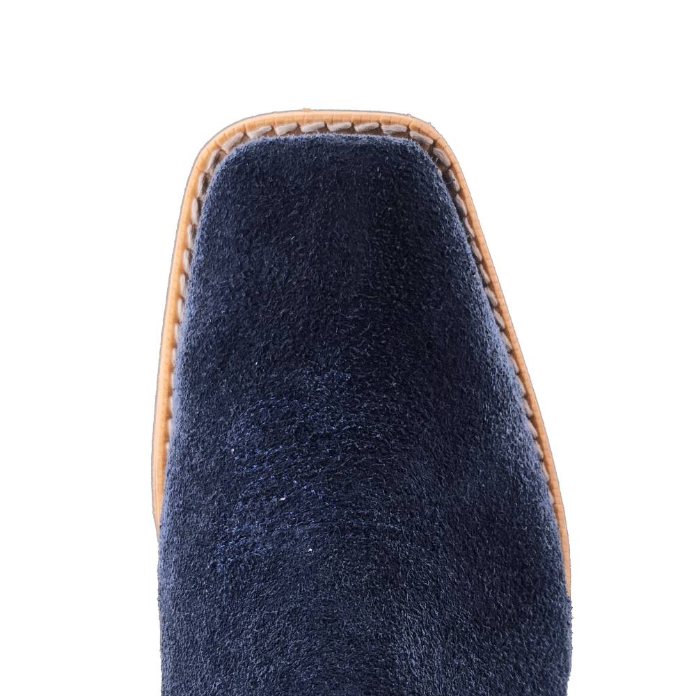R. Watson Youth Navy Roughout Cutter Toe Boot - Image 6