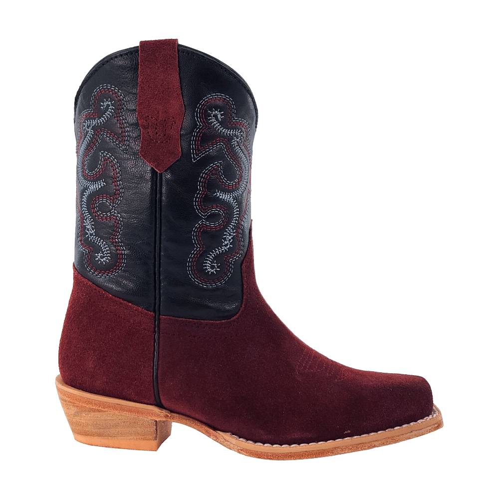 R. Watson Youth Rhubarb Roughout Cutter Toe Boot - Image 4