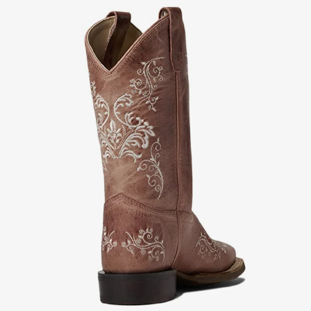 Old West Youth Square Toe Boot - Image 4
