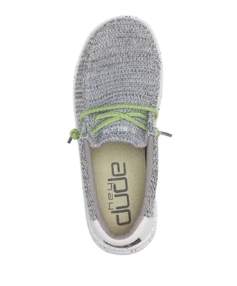 Hey Dude Youth Wally - Stone White - Image 2