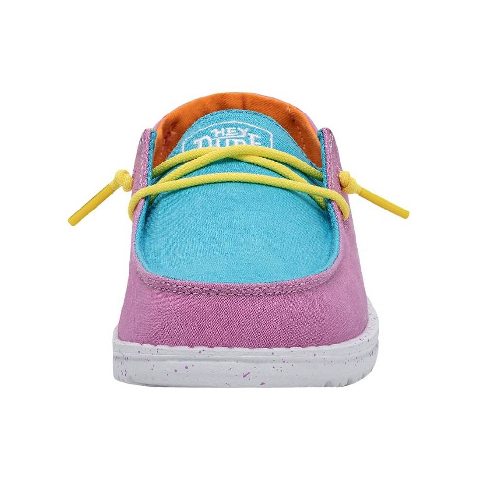 Hey Dude Youth Wendy Slub Canvas - Color Block - Image 2