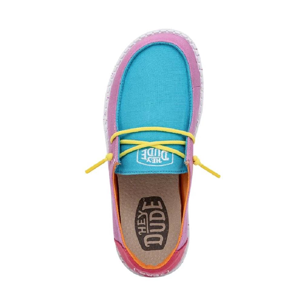 Hey Dude Youth Wendy Slub Canvas - Color Block - Image 4