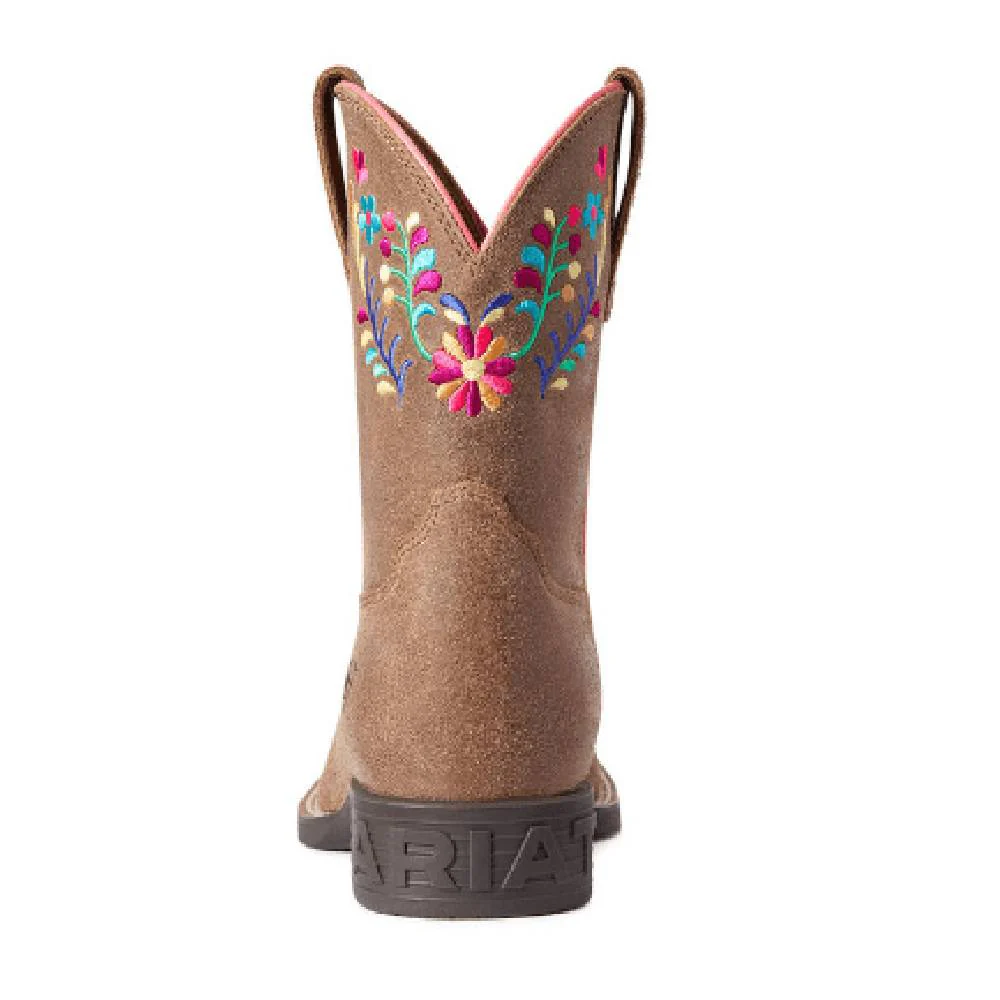 Ariat Kid's Wild Flower Canyon Tan Floral Boot - FINAL SALE - Image 3