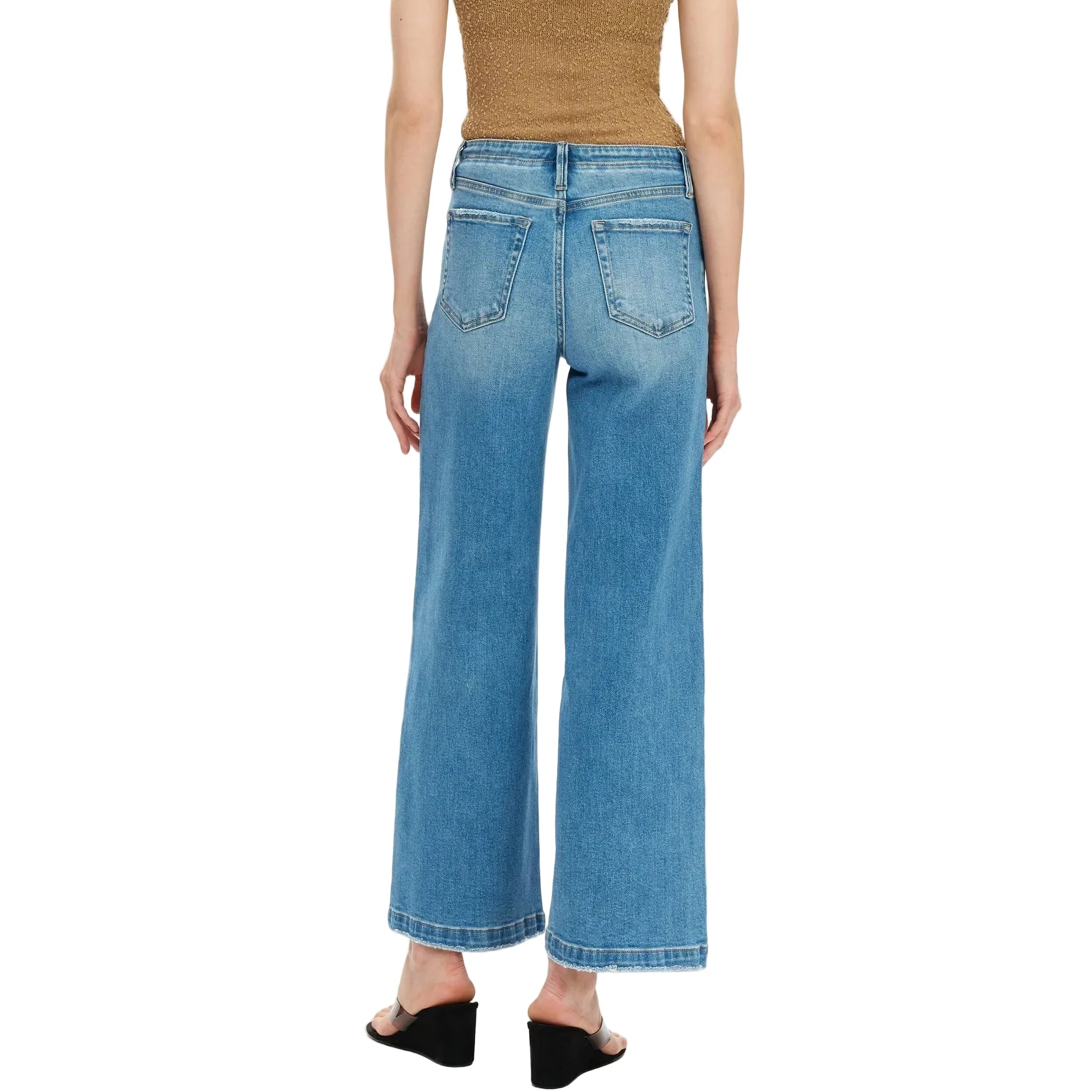 Bayeas Zephyrine Mid Rise Wide Leg Jean - Image 2